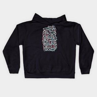 Amazing surreal lines Kids Hoodie